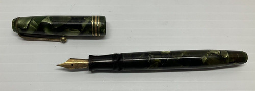 Parker vacumatic black green - vacumatic,