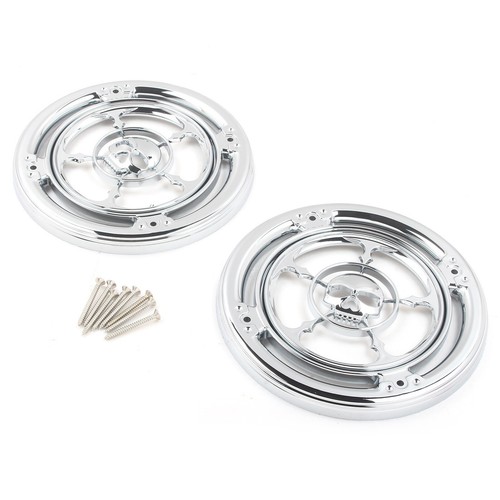 Chrome skull rear speaker - chrome,