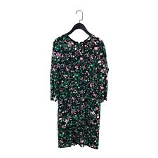 Whistles Adelaide Multicoloured Floral Print Silk Bodycon Dress - Size 10