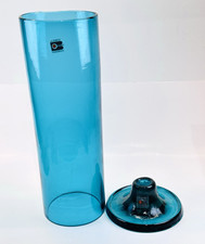 Vtg Blenko Glass Aqua Marine