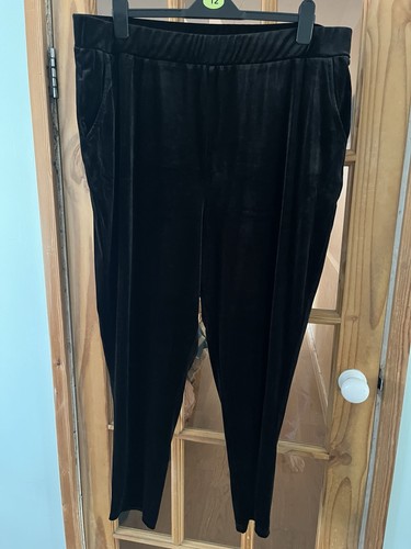 Ladies yours black velour - ladies,
