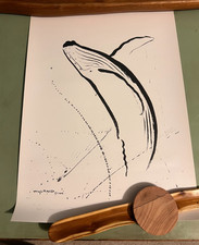 Wyland Breaching HAND SIGNED