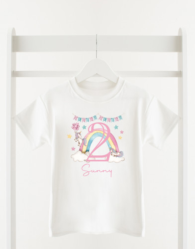 Personalised unicorn birthday - unicorn,