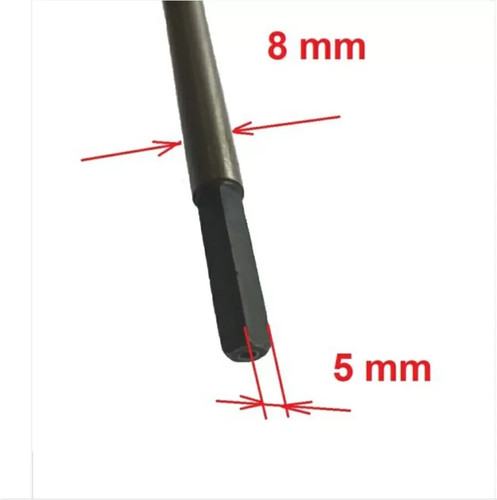 Square drive shaft for petrol - for,