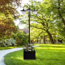 Solar Lamp Post 3Head Street