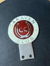 VINTAGE CARAVAN CLUB ENAMEL /