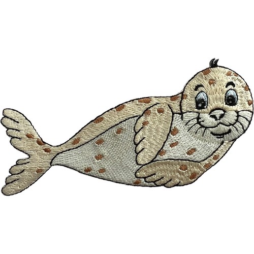 Seal patch iron sew - seal,