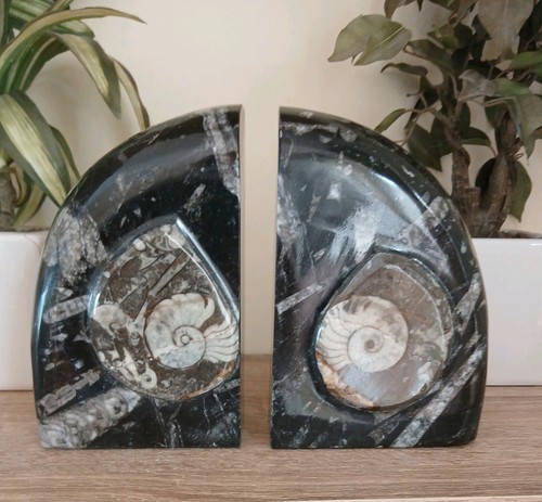 Black marble bookends 5kg - bookends, 3.5kg