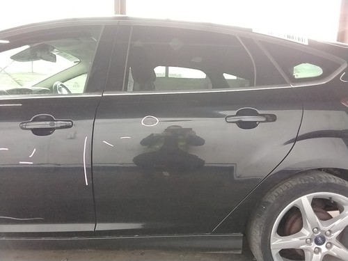 Rear passenger door left - door, black