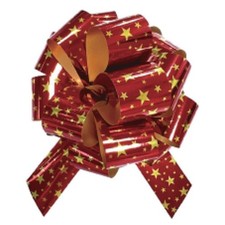 25 Piece 6" METALLIC STAR PULL