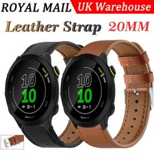 Leather Watch Wrist Band Strap For Garmin Vivoactive 3 Vivomove HR Approach S40