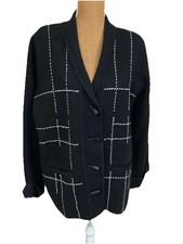 Black  Boiled Wool Shacket