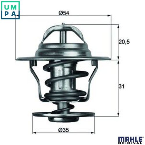 Thermostat coolant 80d - coolant,