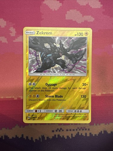 Pokemon card zekrom shining - pokemon,