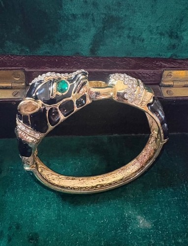 Vintage panther bangle - vintage,