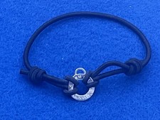 Thomas Sabo Drawstring Black Elastic Charm Carrier Bracelet