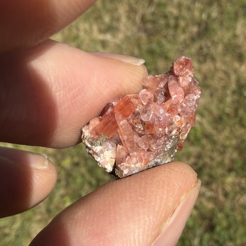 Small rhodochrosite cluster - small, on