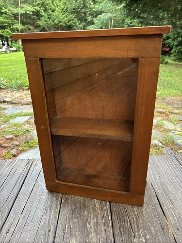 Vintage oak medicine - medicine, cabinet