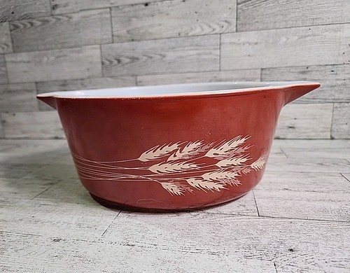 Vintage pyrex 475 rust - vintage, 475-b
