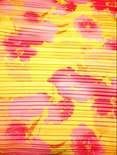Metres pink yellow floral - metres,