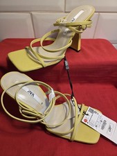Women Zara Green strappy block