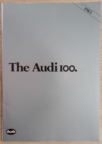 Audi 100 saloon brochure 1983 - 100,