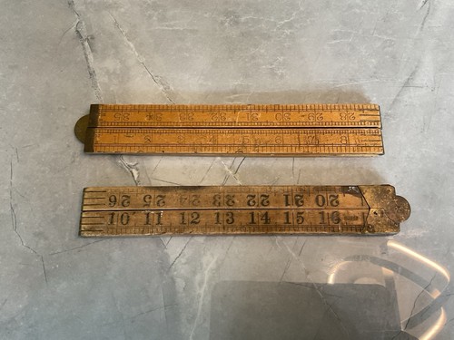 Vintage wooden folding - wooden,