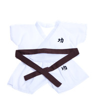 Karate 8" Teddy Bear clothes outfit  5 colour belts fit 8 to 10 inch bears