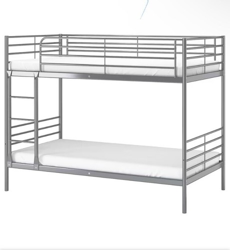 Ikea svarta metal bunk bed - ikea,