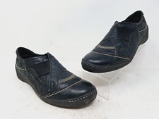 Joseph Seibel Womens Shoes Size 7 7.5 EU 38 Black Leather Comfort Slip On