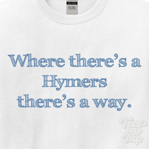 Where hymers there s a - where...,