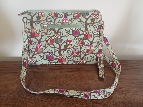 Canvas novelty owl clutch - canvas,