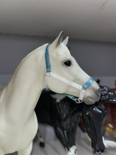 Model horse halter blue - model,