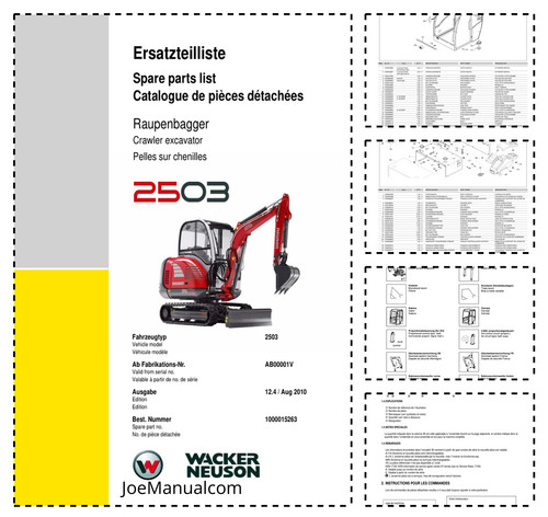Wacker neuson 2503 excavator - neuson,