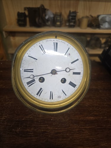 Antique french clock mechanism - antique,