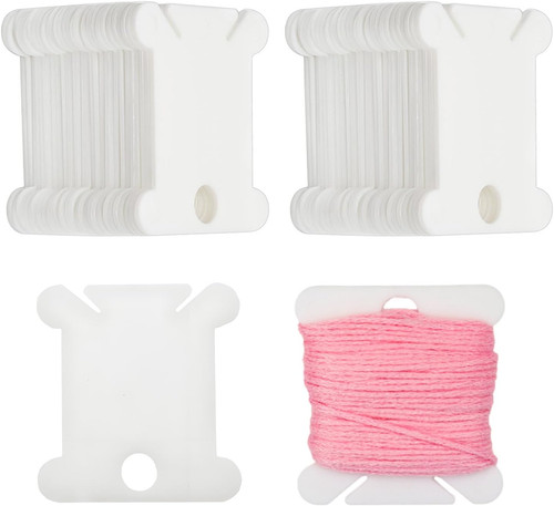 100 pcs plastic - pcs, bobbins