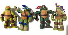 Teenage Ninja Turtles figures various with weapons 4.5"