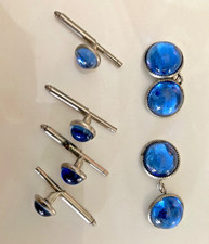 Vintage Gold Tone & Cobalt