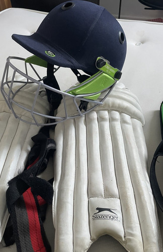 Slazenger cricket set bat - cricket, pads