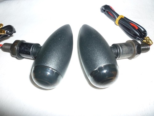Black bullet metal indicators - bullet,