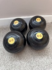 4 x TAYLOR-ROLPH TYROLITE LAWN BOWLS SIZE 5 1/16 No 3 BIAS