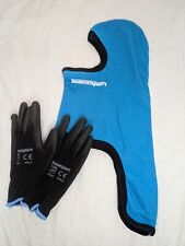 TeamSport Cotton Balaclava With Ponytail Protection Gloves Go Karting Motorsport