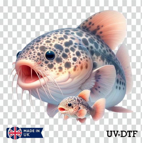 Redtail catfish dtf sticker - dtf,