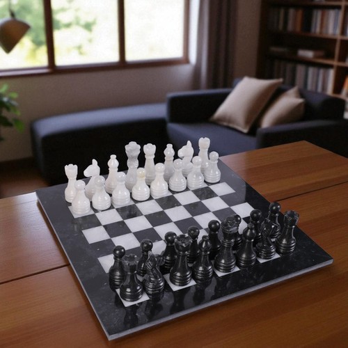 Marble stone chess set with - marble,