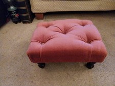Small Upholstered Footstool on