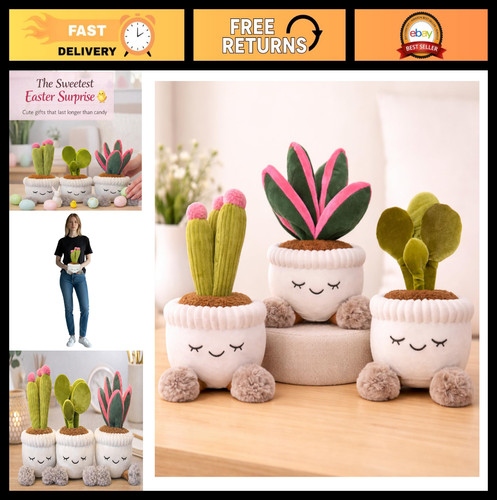 Large plush potted - plush,