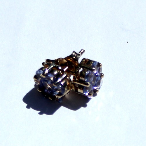 Tanzanite 14k gold plated - gold,