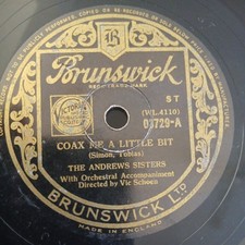 The andrews sisters coax - coax, me