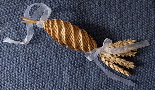 Handmade corn dolly rustic - corn,