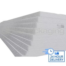 25 POLYSTYRENE EPS FOAM PACKING SHEETS 1200x600x25mm
